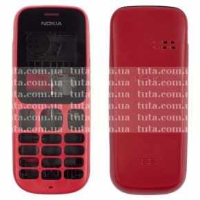 Корпус для Nokia 101, красный (класс ААА)